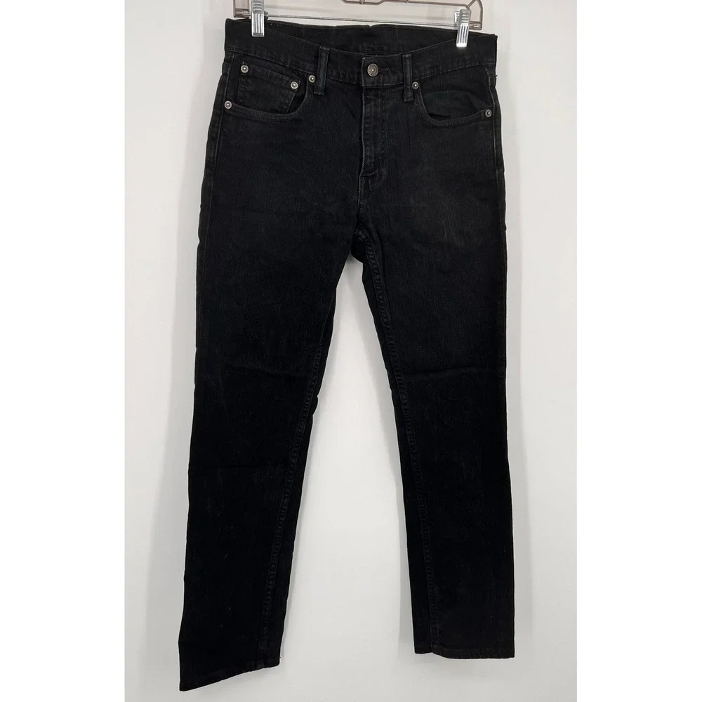 Levis 511 Slim Fit Jeans Mens 30x30 Faded Black‎ Denim